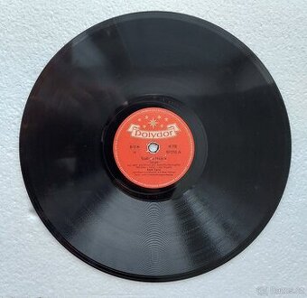 Stará gramofonová deska šelaková, 78ot./min. POLYDOR