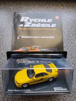 Fast & Furious - Rychle a Zběsile - 1:43 - Nissan GT-R (R-33