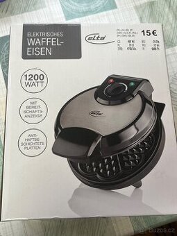 vaflovač nový nerozbalený 1200W - 1