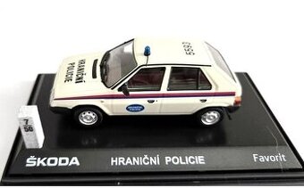Škoda Favorit 136L HRANIČNÍ POLICIE 1:43