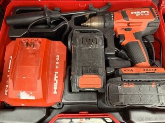 Akuvrtací šroubovák Hilti SF 6-22 + nabíječka 2x baterie