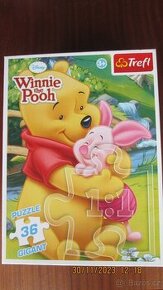 Puzzle medvídek Pú