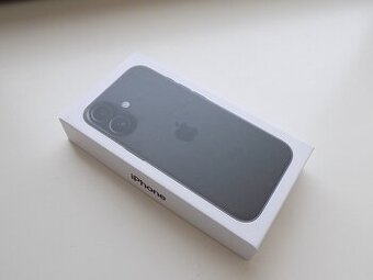 APPLE iPhone 16 256GB Černý - ZÁRUKA - NEPOUŽIT