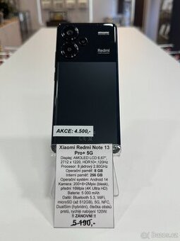 Xiaomi Redmi Note 13 Pro+ 5G, 256GB Black