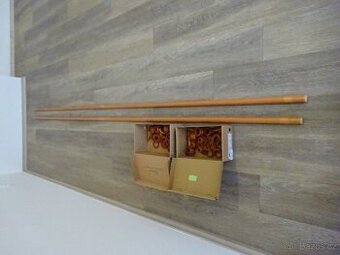 Garniže dřevěné délka 3m