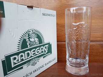 Pivní sklo Radegast 0,3
