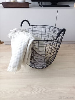 Velký drátěný kovový koš H&M HOME