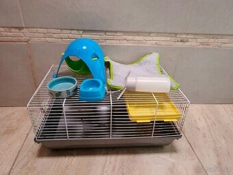 Klec pro křečky s vybavením