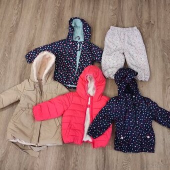 Velikost 86 - bundy, mikiny, bodyčka, trička, šaty, overal..