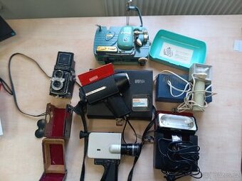 Historické kamery, fotoaparát, promítačka