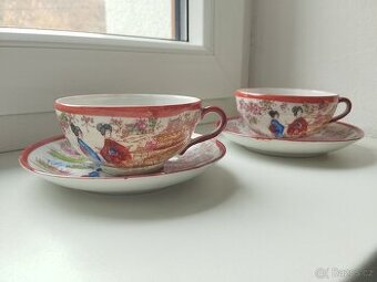 starožitné šálky - Japonsko