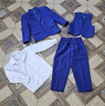 Nový dětský oblek velikost 4-5 let , možno změřit