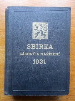 Sbírka zákonů a nařízení 1931 se státním znakem