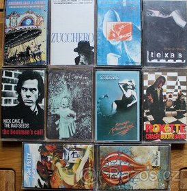 Kazety (MC) z 80. - 90. let.