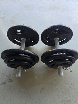 Prodam jednoručky 2x 17,5 kg