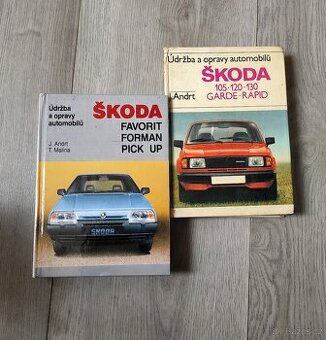 2ks Knihy Údržba a opravy automobilů