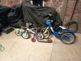 Dětské kolo koloběžka