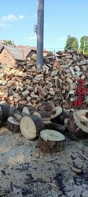 Štípání,řezání dřeva