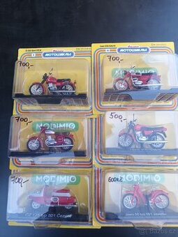 Modely Jawa a ČZ 1:24