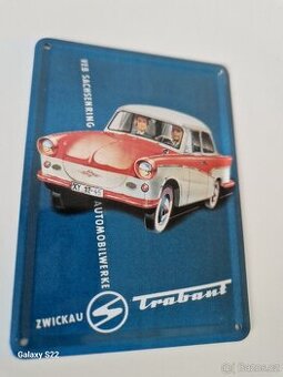 Plechová cedule Trabant