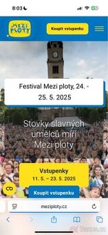 1x lístek; Mezi ploty