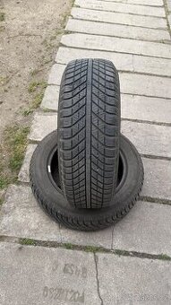 2x celoroční pneu GoodYear 195/60 R16 89H Vzorek 5-6 mm