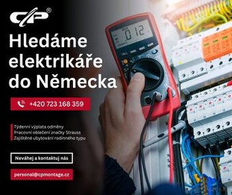 Nebaví tě čekat na výplatu? Vyplácíme TÝDNĚ - elektrikář