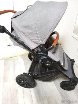 Kinderkraft Kombinovaný 3v1 Moov Grey + 1 fusak + 2x vložka