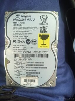 Retro pevný disk Seagate Medalist 4312 (ST34312A), 4,3 GB, I
