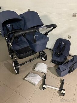 💜🖤 TOP STAV Bugaboo Donkey 5 DUO stormy blue 🖤💜