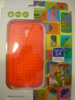 Silikonový obal na SAMSUNG S4 - neon oranžový