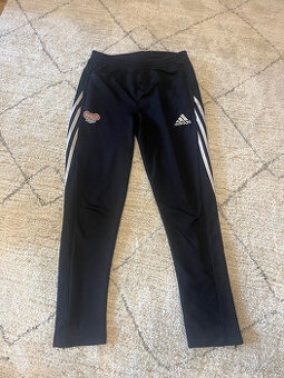 dívčí černé tepláky adidas -dukla - 1