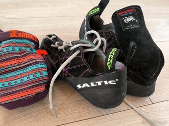 Dámské lezecké boty zn. Saltic vel. 37-41 + pytlík na mézium