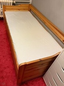 Jednolůžková postel 90x200 cm, matrace - MŮŽU DOVÉZT