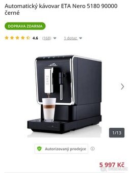 Automatický kávovar Nero Eta 5180