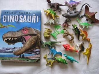 Dinosauři - kniha + 20 figurek