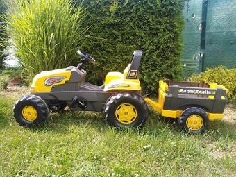 Šlapací traktor s vlečkou Rolly Toys