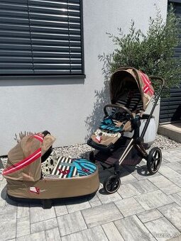 Luxusní kočárek Cybex Priam by Karolína Kurková – Rose Gold