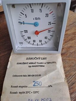 prodám termomanometr
