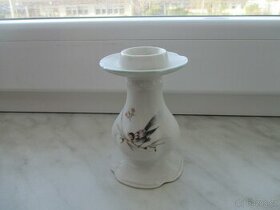 2/35-Starožitný svícen PTÁČCI  Značený Loučky