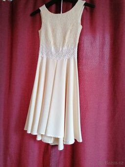 Prodám dámské společenské šaty vel 34 salón Eva Lhotáková