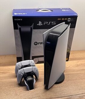 PS5 1TB + druhý ovladač + dok. stanice + Ragnarok