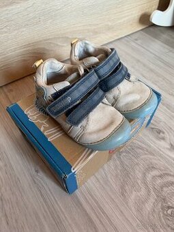 Dětské kožené celoroční botičky D.D. Step