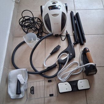Parní čistič se žehličkou + příslušenství