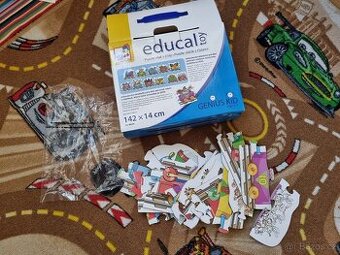 Puzzle obří čísla, počítání vlak a čísly