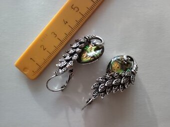 Náušnice z perleti paua - 1