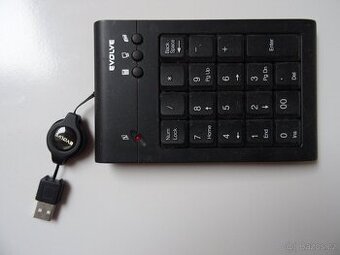 Samostatná přídavná numerická klávesnice, USB