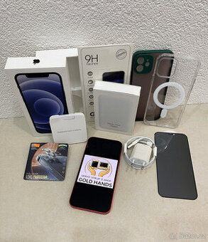 🍏 Apple iPhone 12 128GB - Red (12m. ZÁRUKA) + MEGA DÁRKY