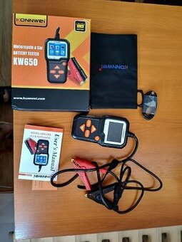 Tester autobaterií a motobaterií Konnwei KW650