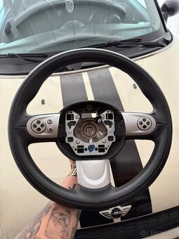 Tříramenný kožený volant Mini Cooper R55/R56/R57/R58/R59/R60